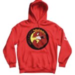 Hoodie Los Simpsons Hellfish Rojo Estampado